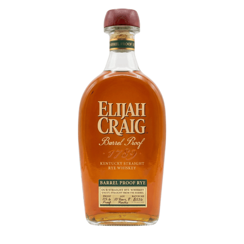 Elijah Craig Barrel Proof Rye Batch B526