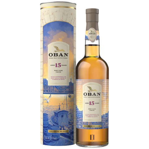 Oban Single Malt Scotch Port Cask Finish Exclusive Release 15 Yr
