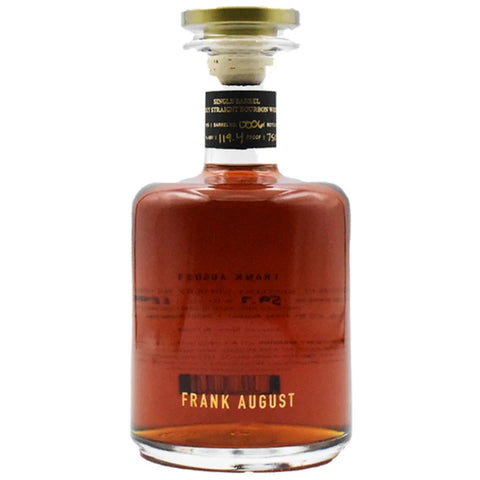 Frank August Single Barrel Cask Strength Straight Bourbon