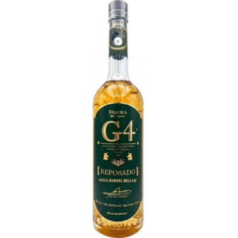G4 Tequila Single Barrel Reposado Lot 10