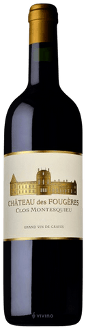 2016 Fougeres Clos Montesquieu Graves Rouge