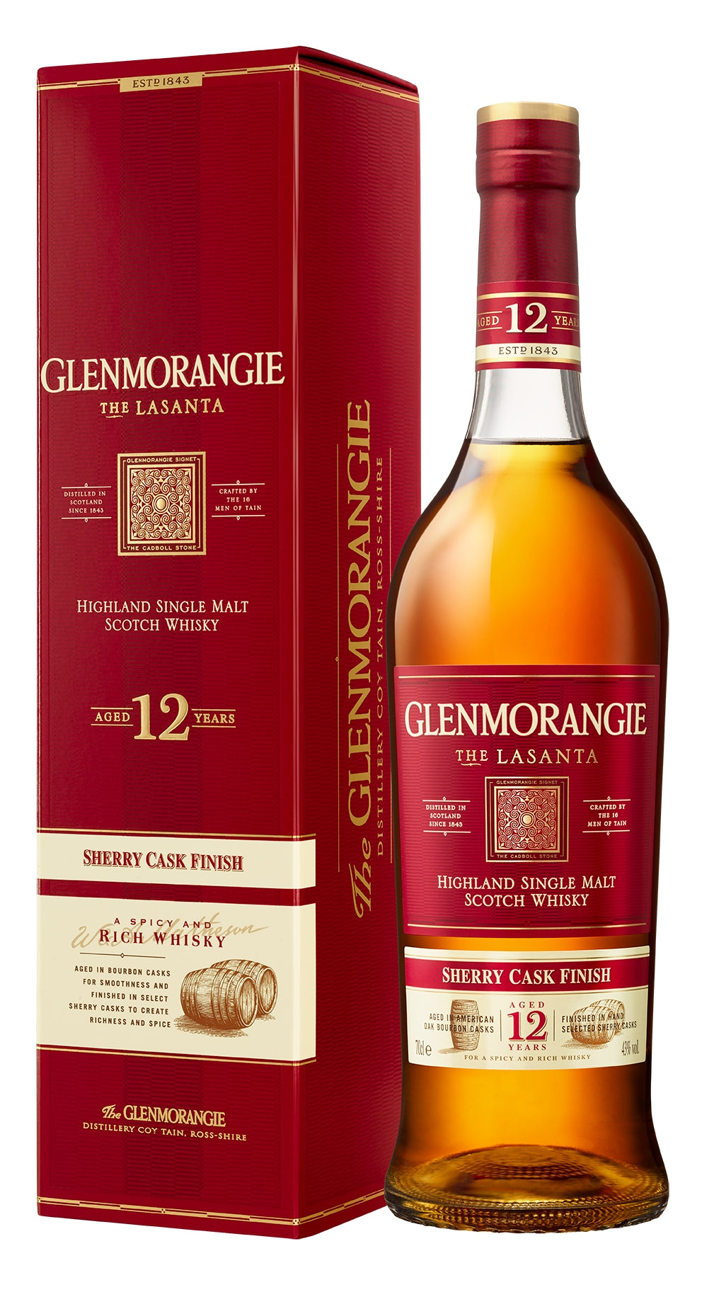 Glenmorangie  Highland Single Malt Whisky Since 1843