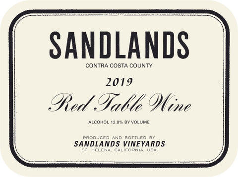 2019 Sandlands Vineyards 'Contra Costa' Red Table Wine
