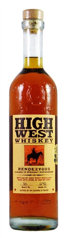 High West Distillery 'Rendezvous' Straight Rye Blended Whiskey