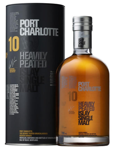 Bruichladdich Port Charlotte Heavily Peated 10 Year Old Single Malt Scotch Whisky