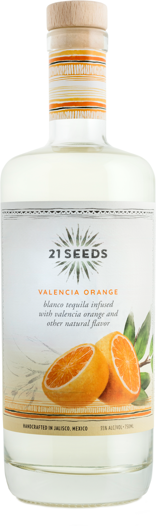 7th HEAVEN 21 Twenty-One 1/8oz オレンジ 21 SEEDS Valencia Orange Infused Blanco Tequila, 750 mL - King Soopers