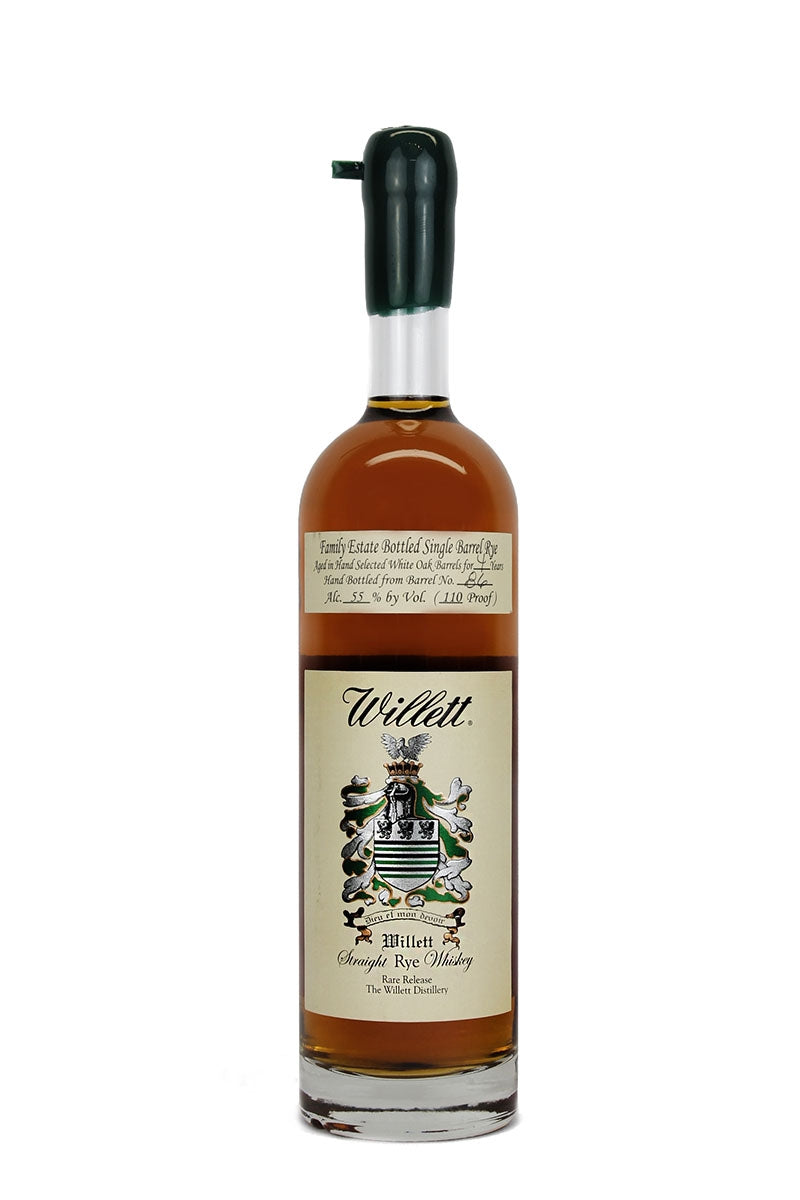 Hampton Rye Willett Family Estate Bottled 4- Year Single-Barrel Straight Rye Whisk ...
